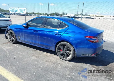 2022 Genesis G70 3.3T Rwd из США, поврежденный, VIN KMTG54TE2NU103291